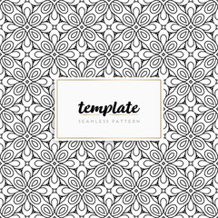 Colorful mandala seamless pattern vector