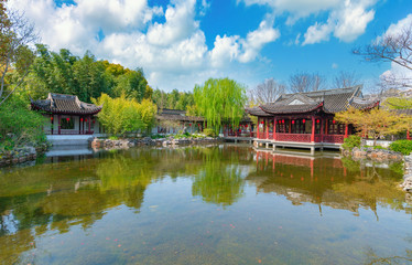 Garden scenery of Guyi Garden, Shanghai, China