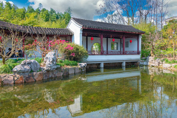 Garden scenery of Guyi Garden, Shanghai, China