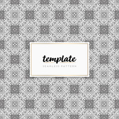 Colorful mandala seamless pattern vector