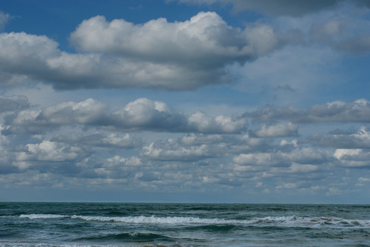 cielo e mare dopo la tempesta