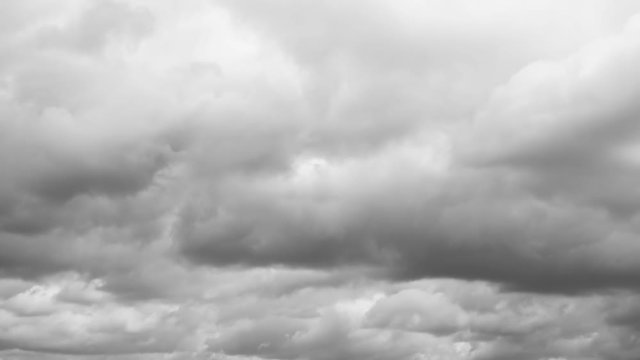 Overcast sky with grey clouds