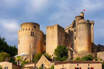 Bonaguil Castle in Lot et Garonne, France