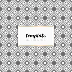 Colorful mandala seamless pattern vector