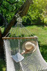 Hammock in the garden, relax 