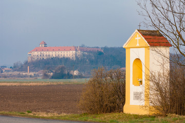 abandoned chateau Jaroslavice, Southern Moravia, Czech Republic
