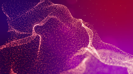 Lights background. Abstract blue creative wallpaper. Pink, purple colors.