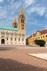 Fototapeta na wymiar Pecs Cathedral, Baranya County, Hungary