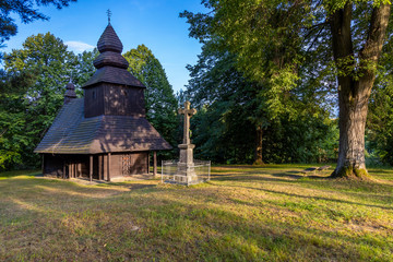 Wooden church in Ruska Bystra, Slovakia