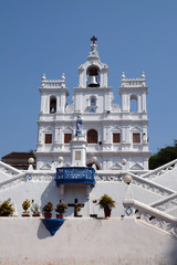 Obraz premium Church of the Immaculate Conception in Panaji, Goa, India