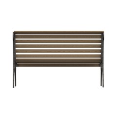 Garden bench on a white background. Isolate.