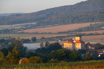 Fototapeta na wymiar Water castle Svihov near Klatovy, Southern Bohemia, Czech Republic