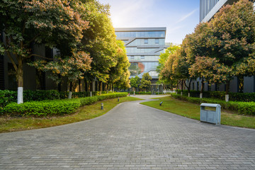 Green environment of office buildings in science and technology park, Chongqing, China