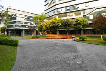 Green environment of office buildings in science and technology park, Chongqing, China