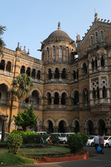 Obraz premium Victoria Station (Chatrapati Shivaji terminal) in Mumbai, India