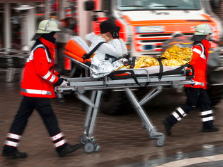 Obraz premium Patiententransport