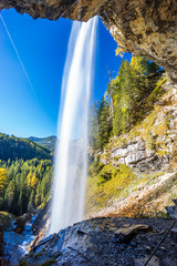 Johanneswasserfall waterfall, Sankt Johann im Pongau district, Province of Salzburg, Austria