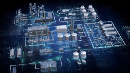 Schematic flow diagram of a refinery - Powered by Adobe