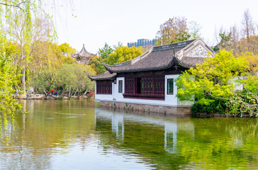 Garden scenery of Guyi Garden, Shanghai, China