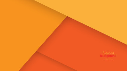 Fototapeta premium Warm tone and Orange color background abstract art vector 