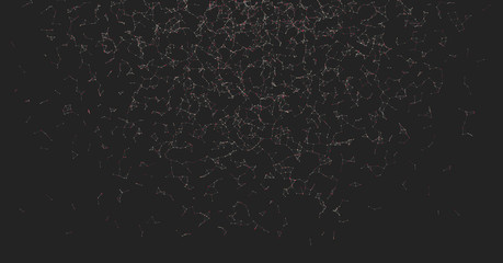 Network Mesh Random Procedural Art background illustration