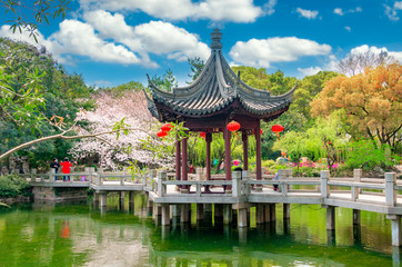 Garden scenery of Guyi Garden, Shanghai, China