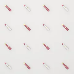 Background from lipsticks on a light background. Fashionable 3D illustration. © anghelka