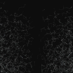 Network Mesh Random Procedural Art background illustration