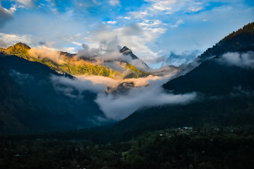 lake in mountains