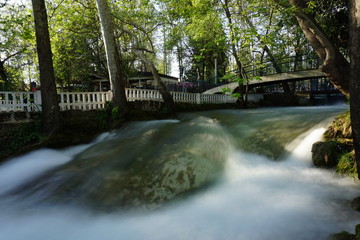 long exposure duden waterfall  from antalya turkey