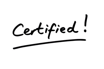 Certified!