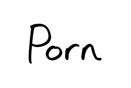 The word Porn