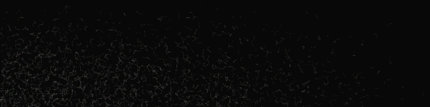 Network Mesh Random Procedural Art background illustration