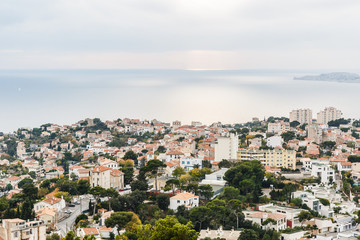 Fototapeta na wymiar Streets of Marseille, Panoramas of Marseille