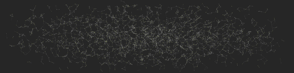 Network Mesh Random Procedural Art background illustration