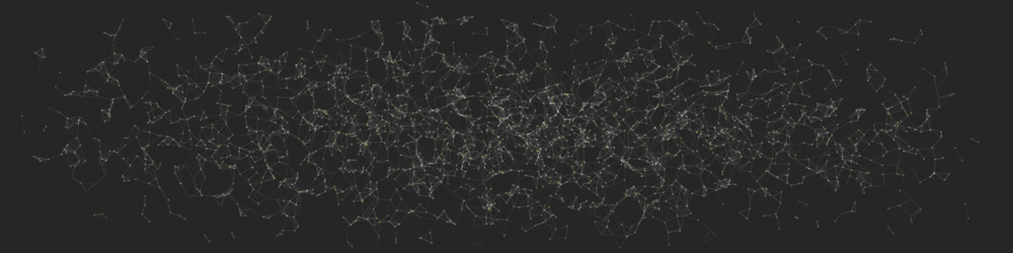 Network Mesh Random Procedural Art background illustration