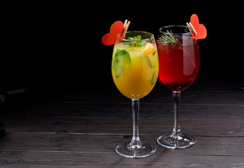 tasty cocktails for Valentine's Day