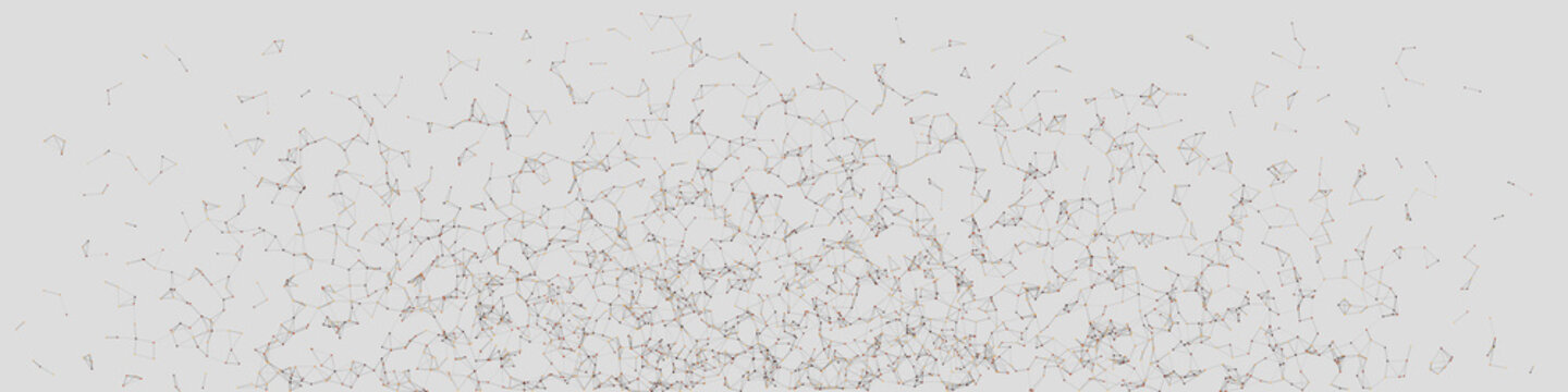 Network Mesh Random Procedural Art background illustration