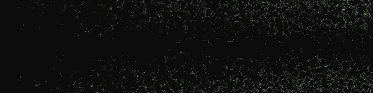 Network Mesh Random Procedural Art background illustration