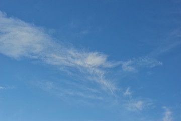 white cloud with blue sky background