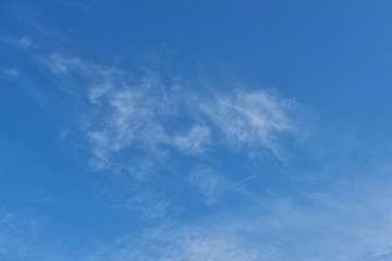 white cloud with blue sky background