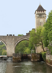 Pont Valentré à Cahors en France
