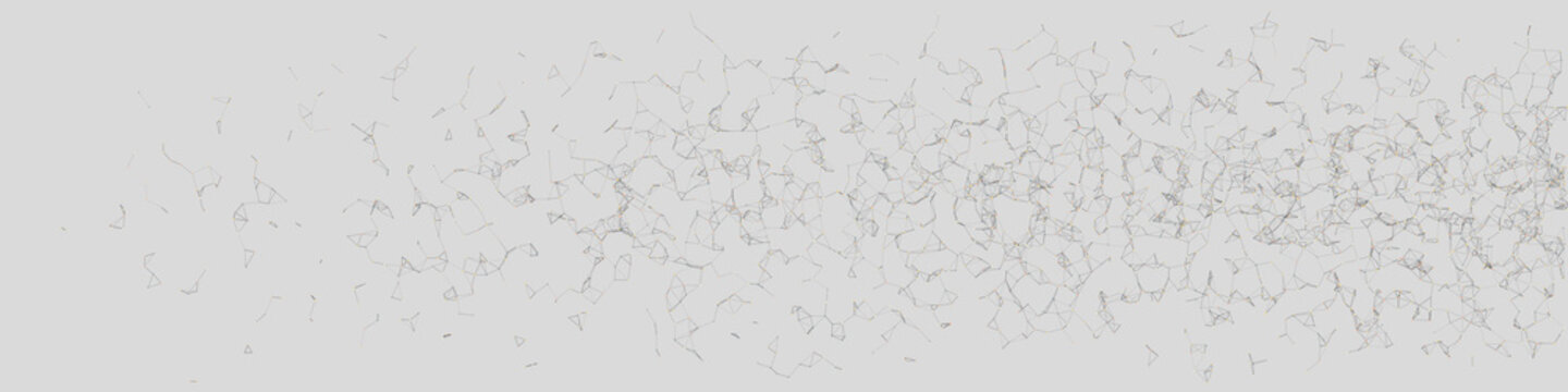 Network Mesh Random Procedural Art background illustration