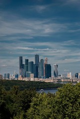 Obraz premium Moscow skyline, Russia