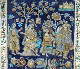 Jain Temple (also called Parshwanath Temple) at Badridas Temple Street in Kolkata, West Bengal, India