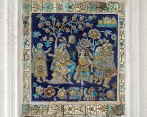 Jain Temple (also called Parshwanath Temple) at Badridas Temple Street in Kolkata, West Bengal, India