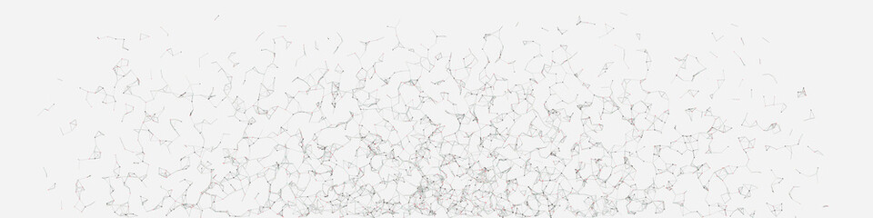 Network Mesh Random Procedural Art background illustration