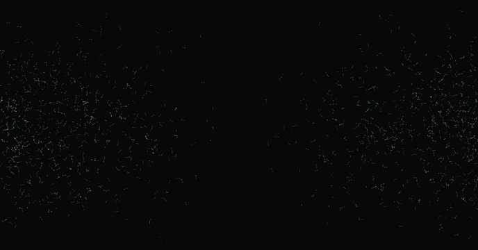 Network Mesh Random Procedural Art background illustration
