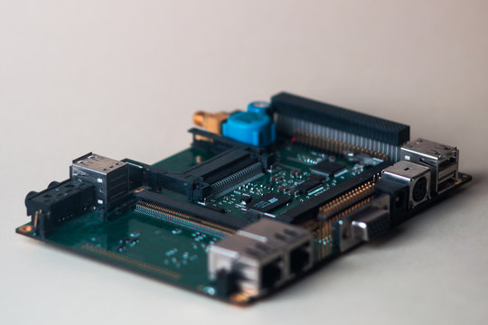 Modern electronic rugged embedded CPU board