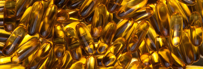 Horizontal closeup photo of yellow oily